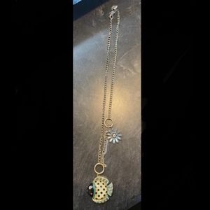 BETSEY JOHNSON | FISH NECKLACE
